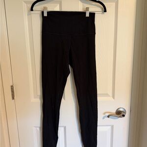Lululemon Align High Rise Ribbed Legging in Black